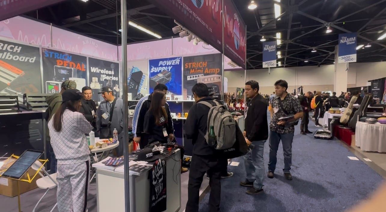 STRICH NAMM Show 展位产品陈列一