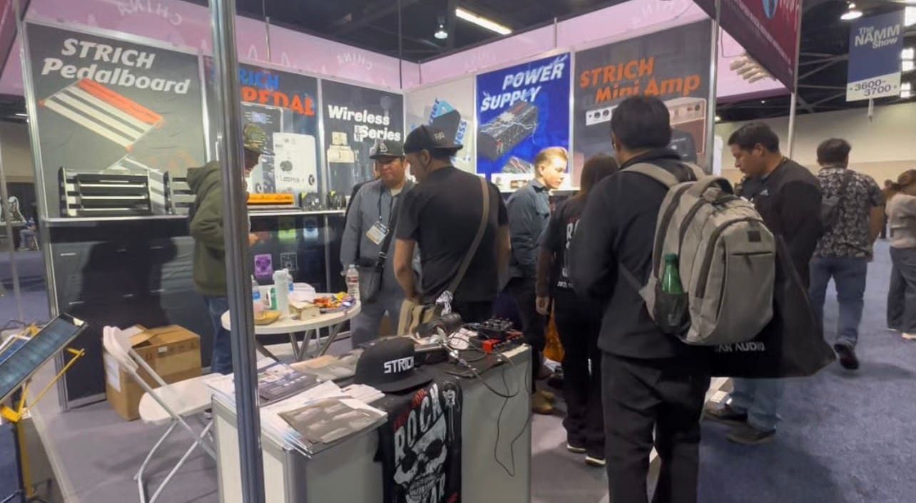 STRICH NAMM Show 展位产品陈列二
