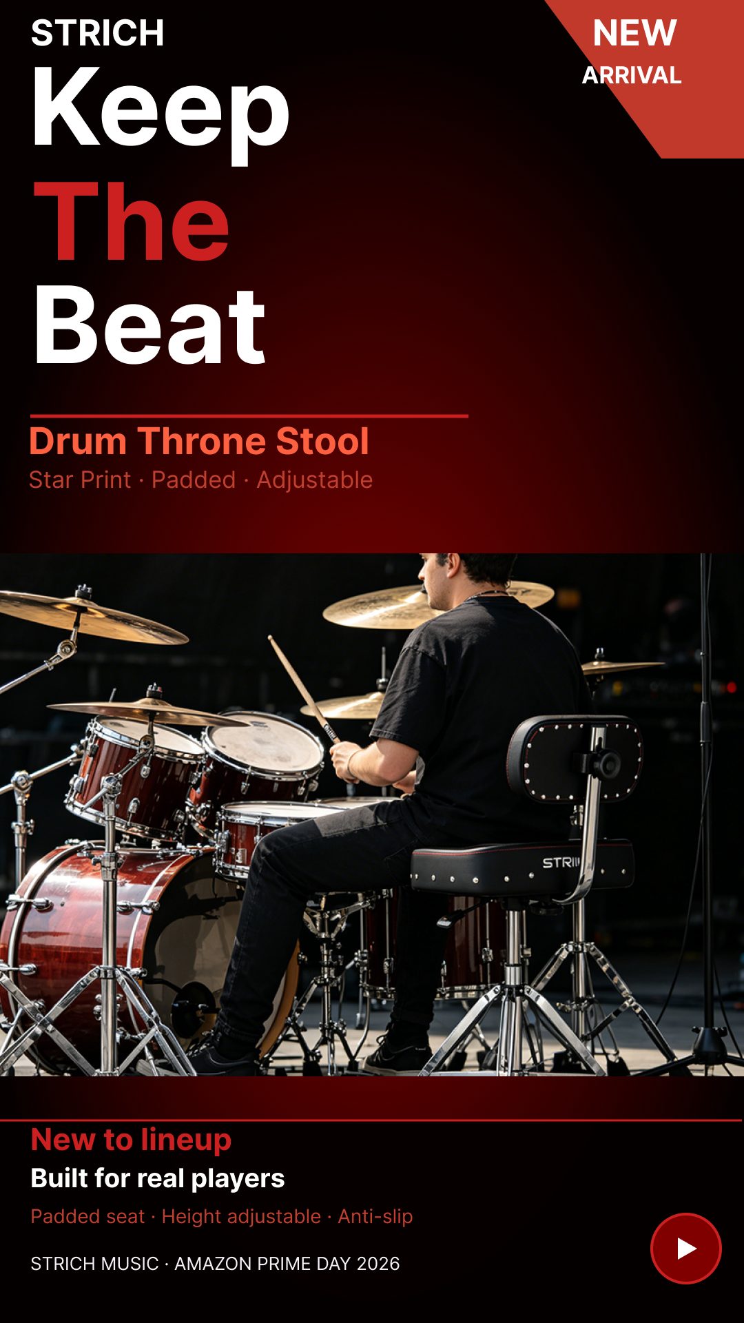 STRICH Keep The Beat 鼓凳新品海报